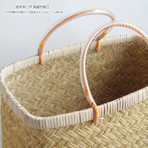 岩手県鳥越地区の竹細工 岩手県二戸 鳥越竹細工 スズ竹(篠竹)市場かご