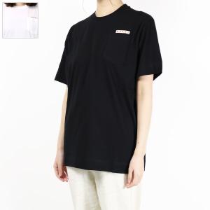 MARNI（マルニ） LOGO T-SHIRT Tシャツ 半袖 クルーネック ロゴT