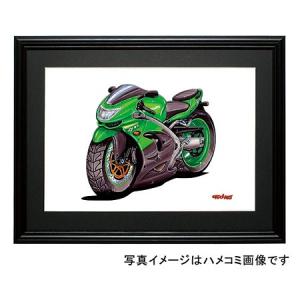 イラスト カワサキNinja ZX-12R（緑） : MotorParade - 通販 - Yahoo