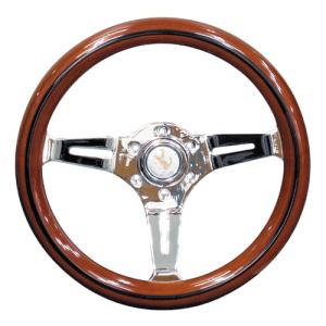 クラシックタイプ ステアリング 33パイ ウッド 茶木目調 CLASSIC-TYPE