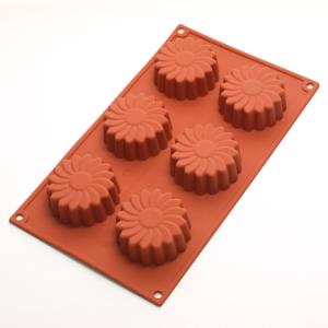 シリコマート SF046 フランモールド 70mm 6個付 シリコン型