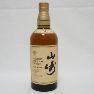 福島県内発送【古酒】 SUNTORY WHISKY 山崎 12年 ピュアモルト 希少最