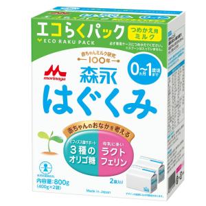 E赤ちゃん 【6箱セット】森永 エコらくパック つめかえ用【※別途送料