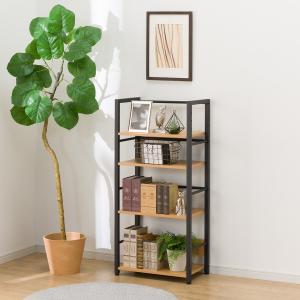 ニトリ（NITORI） ブックシェルフ(TT003 57 MBR) 本棚 スチールラック