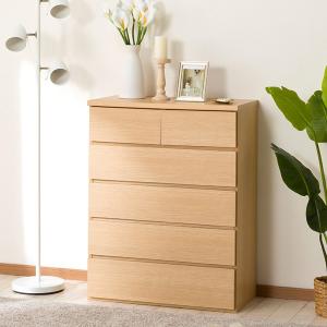 ニトリ（NITORI） ハイチェスト(NZ-001 80HC-5 MBR) タンス タンス