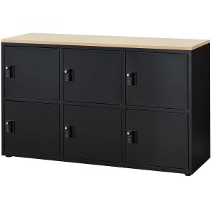 ニトリ（NITORI） スチール書庫(ロッカータイプ NT6D WN/BK