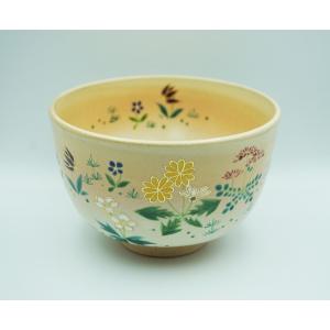 茶道具 茶碗 茶碗 仁清 春柳 加藤永真 化粧箱 : 新古茶道具 さかい