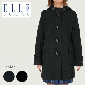 イーストボーイ Wフェイスダッフルコート（チャコール） イースト