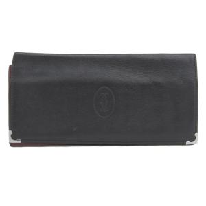 Cartier（カルティエ） パシャ 長財布 二つ折り レザー ストライプ 型