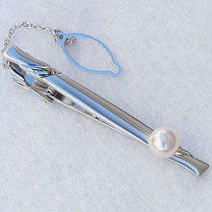 タイピン タイバー ネクタイ止め メンズ真珠 パール あこや本真珠 7