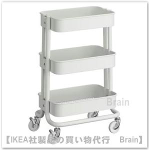 イケア（IKEA） FLYTTA キッチンワゴン98x57x86 cm ステンレススチール