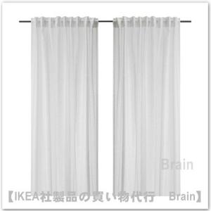イケア（IKEA） LILL/リル レースカーテン1組280x250 cm ホワイト