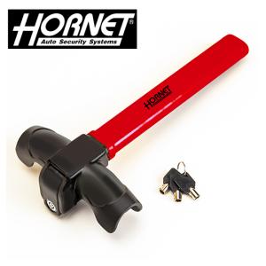 HORNETタイヤロック LT-51R ディンプルキー採用 3本 防犯ステッカー2