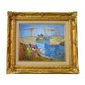 世界の名画 ゴッホ オーヴェル近郊ヴェセノの眺め ジクレーキャンバス