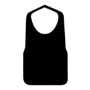 25枚】不織布エプロン （黒） 業務用 使い捨て 紙 エプロン ラーメン