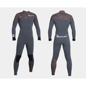ウェットスーツ セミドライ ロングチェストジップ 5mm 3mm サーフィン