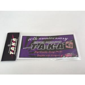 TAKA10周年記念ステッカー グリーン : パーツショップTAKA - 通販