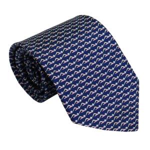 FERRAGAMO（フェラガモ） ネクタイ メンズ ネクタイ 水泳 8cm ネイビー