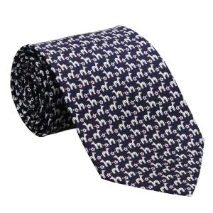 FERRAGAMO（フェラガモ） ネクタイ メンズ ネクタイ アニマル柄 8cm