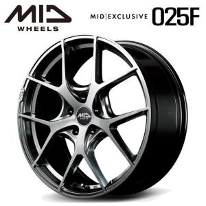 RMP MID 025F 19インチ 8J インセット45 5穴 PCD 114.3 セミグロス