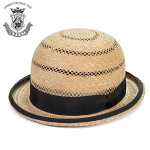 ボーラーハット メンズ 春夏 ストローハット 帽子 EDHAT エドハット