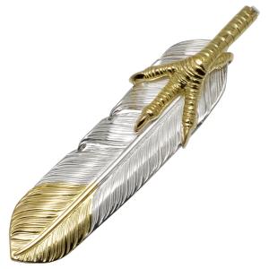 Taro Washimi 鷲見太郎 ペンダント XS K18フライトフェザー02 : rifu