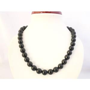 黒珊瑚 ネックレス 10mm玉 内径42cm ブラックコーラル パワーストーン