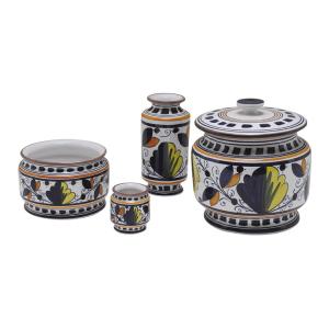 皆具 かいぐ 黄交趾 宝尽し 淡々斎好写 高野昭阿弥作 茶道具 裏千家