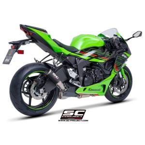 SCプロジェクト KAWASAKI ZX-6R 13-17 GP M2 スリップオン カーボン