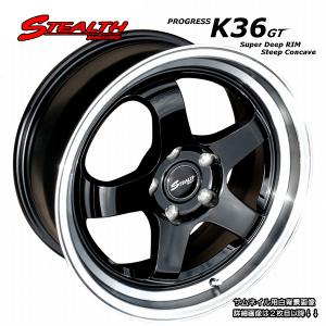 ステルスレーシング K36 GT (F/R)17x8.0J+40 PCD100 スーパーディープ2