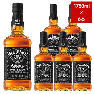 JACK DANIEL'S（ジャックダニエル） 送無 セット6 大容量 1750ml×6本