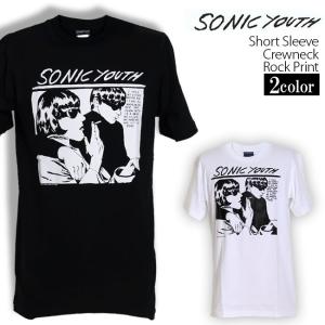 ロックTシャツ バンドTシャツ パンク メンズ レディース Sonic Youth T