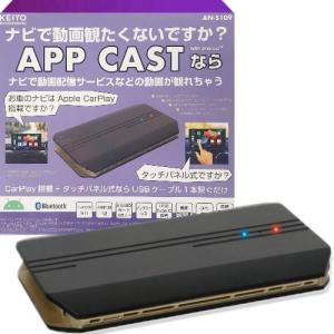 KEIYO(ケイヨー) AN-S109II APPCAST2 CarPlay Ai Box HDMI出力・入力