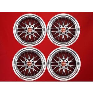 鍛造 軽量 BBS RS-GT RS933H 中古ホイール 4本 7J 17インチ PCD114.3 5