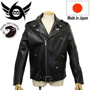 666 666 LEATHER WEAR LJM-8 フロントフラップ ライダースジャケット