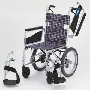 日進医療器 介助式車いす NEO-2W 介助者用ブレーキ ノーパンクタイヤ