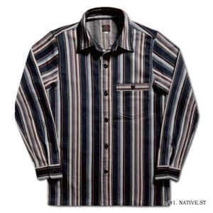 DELUXEWARE（デラックスウエア） HV-01 HICKORY NEL SHIRT ヒッコリー