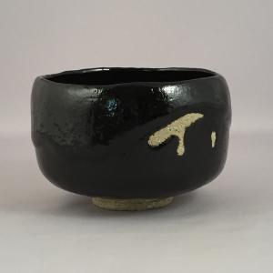 三代 佐々木昭楽作 銘「紙屋」 光悦写 黒楽茶碗 茶道具 : ますや雲湧堂