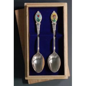 本七宝・誕生花スプーン6本入・銀製品・銀食器 : 銀食器・銀製器の老舗