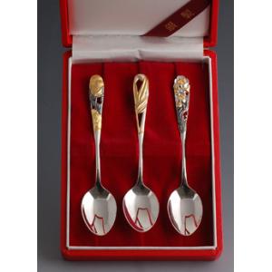 銀食器カトラリー「松竹梅」3本セット・銀製品・ : 銀食器・銀製器の