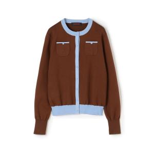 CABaN（キャバン） カーディガン コットンカシミヤ ドットジャカード