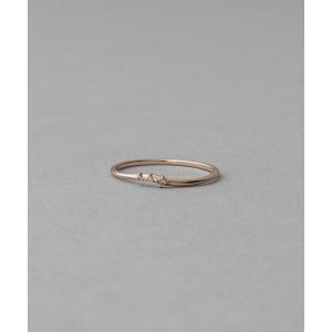 ete（エテ） 指輪 リング 「レイヤード」 K10YG ダイヤモンド リング