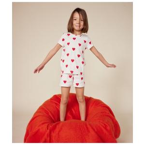 PETIT BATEAU（プチバトー） パジャマ ハートプリント半袖パジャマ