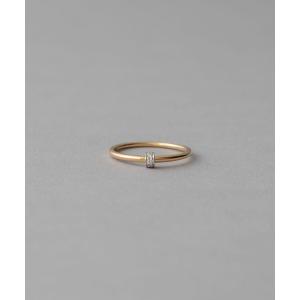 ete（エテ） 指輪 リング 「レイヤード」 K18MPG ダイヤモンド クロス