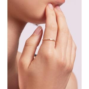 con affetto 指輪 リング K10ダイヤリング レディース : ZOZOTOWN