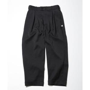 CAHLUMN（カウラム） パンツ TC Twill 1 Tuck Pants/TC 1タック パンツ
