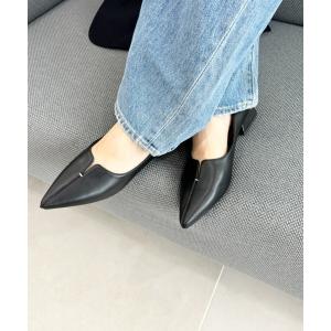 FABIO RUSCONI（ファビオルスコーニ） フラットパンプス 38 ブラウン