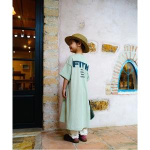 mezzo piano メゾピアノ(mezzo piano)裾ロゴ刺しゅうチェック