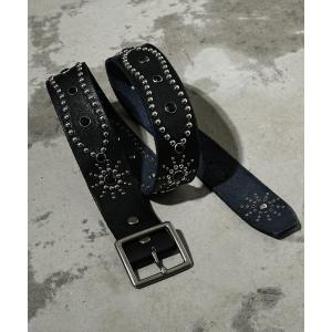 monkey time BEAUTY＆YOUTH UNITED ARROWS ベルト スタッズ レザー