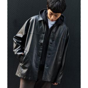 2026年3月】レザーカーコート（その他メンズコート、ジャケット）の